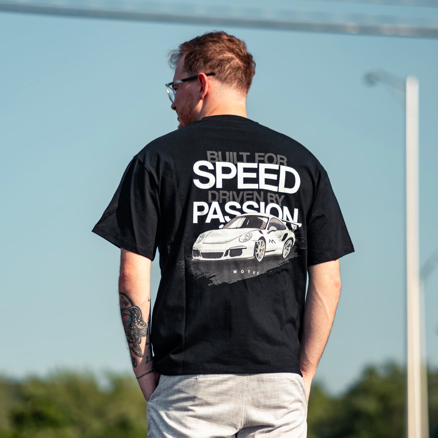 "Built for Speed. Driven by Passion." Tee