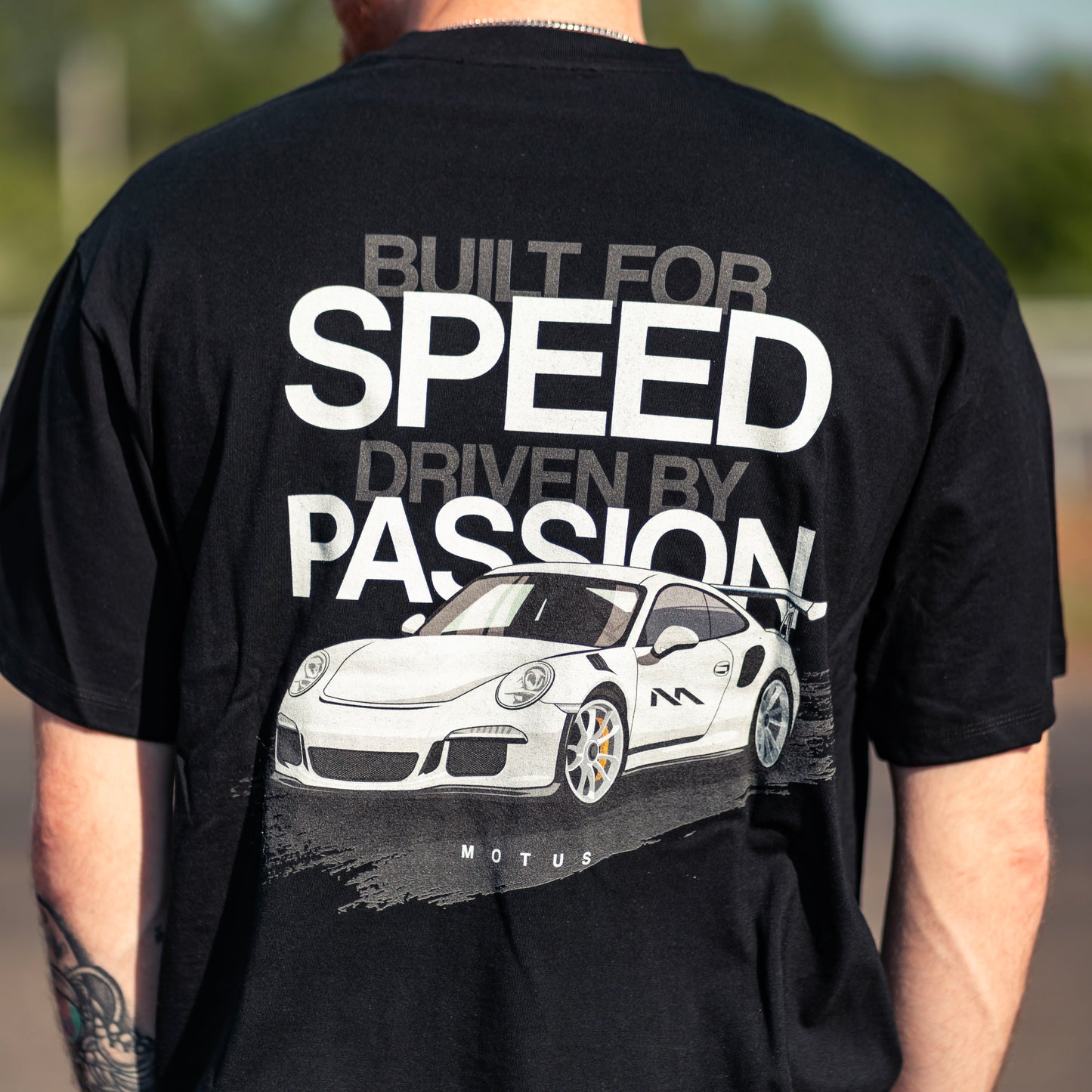 "Built for Speed. Driven by Passion." Tee