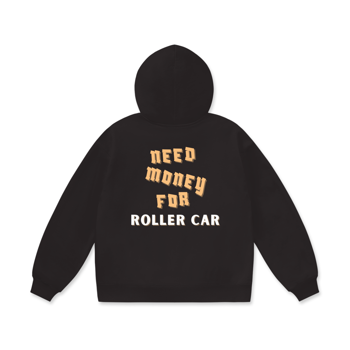 "Need Money for Roller Car" Oversized Heavyweight Hoodie
