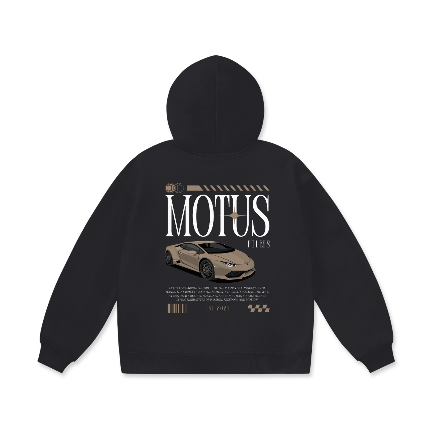 "Tan Lambo" Oversized Heavyweight Hoodie