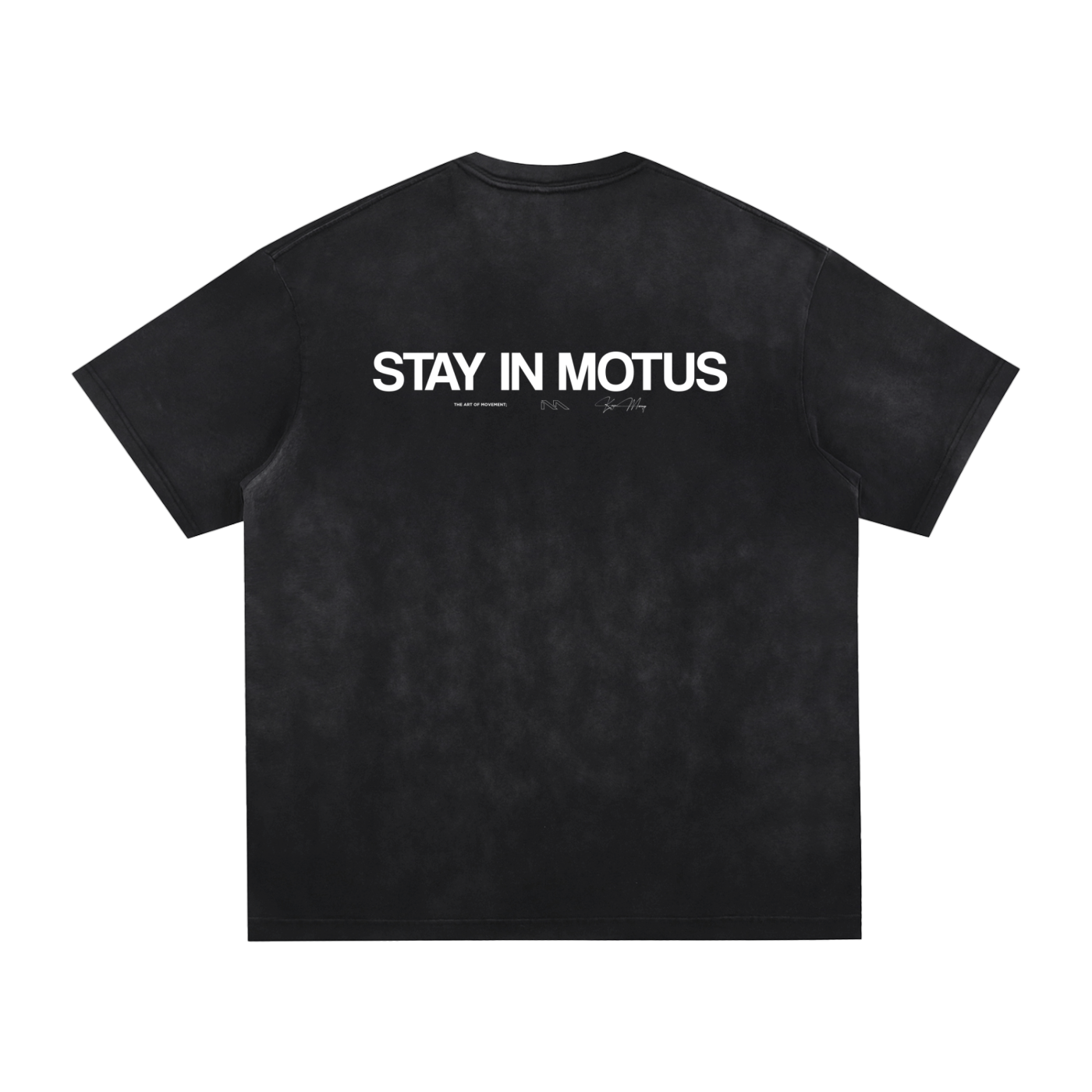 "Stay In Motus" Box Logo Heavyweight Tee